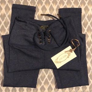 Mia Joy navy blue leggings